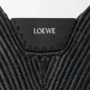 Mittlere loewe Swing-Tasche aus Raffia und Kalbsleder Mittlere loewe Swing-Tasche aus Raffia und Kalbsleder