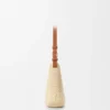 Mittlere loewe Swing-Tasche aus Raffia und Kalbsleder Mittlere loewe Swing-Tasche aus Raffia und Kalbsleder