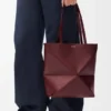 Mittlere Puzzle Fold Tote Bag aus glänzendem Kalbsleder Mittlere Puzzle Fold Tote Bag aus glänzendem Kalbsleder
