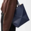 Mittlere Puzzle Fold Tote Bag aus glänzendem Kalbsleder Mittlere Puzzle Fold Tote Bag aus glänzendem Kalbsleder