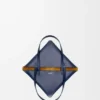 Mittlere Puzzle Fold Tote Bag aus glänzendem Kalbsleder Mittlere Puzzle Fold Tote Bag aus glänzendem Kalbsleder