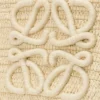 Mittlerer «Eclipse»-Korb aus Raffia und Kalbsleder Mittlerer «Eclipse»-Korb aus Raffia und Kalbsleder