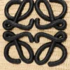 Mittlerer «Eclipse»-Korb aus Raffia und Kalbsleder Mittlerer «Eclipse»-Korb aus Raffia und Kalbsleder