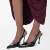 Neue «Comic»-Slingback-Pumps aus gemischtem Leder