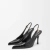 Neue «Comic»-Slingback-Pumps aus gemischtem Leder