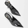 Neue «Comic»-Slingback-Pumps aus gemischtem Leder