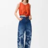 Barrel-Jeans aus Denim Barrel-Jeans aus Denim