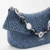 Ola-Tasche in mittlerer Grösse aus Häkelstoff Ola-Tasche in mittlerer Grösse aus Häkelstoff