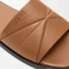 Origami-Pantolette aus weichem Kalbsleder
