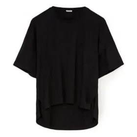 Os Kurzarm-T-Shirt, einfarbig, schwarz S540333Xat-1100