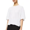 Os Kurzarm-T-Shirt einfarbig weiss S540333Xat-2100