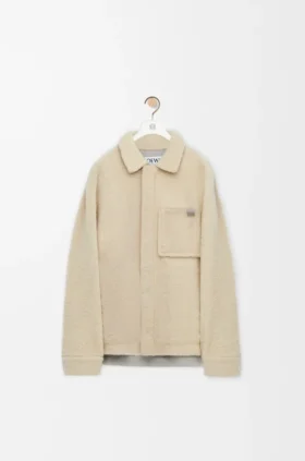 Overshirt aus Lammfell