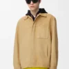 Overshirt aus Lammveloursleder