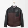 Overshirt aus Nappa-Lammleder