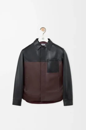 Overshirt aus Nappa-Lammleder