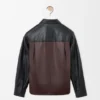 Overshirt aus Nappa-Lammleder