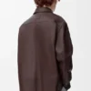 Overshirt aus Nappa-Lammleder