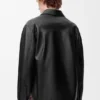 Overshirt aus Nappa-Lammleder