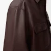 Overshirt aus Nappa-Lammleder