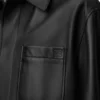 Overshirt aus Nappa-Lammleder