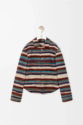Overshirt aus Nubuk-Lammleder
