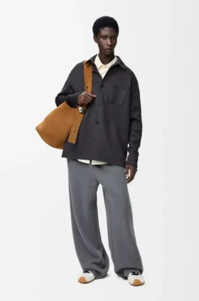 Overshirt aus Wolle und Kaschmir