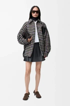 Overshirt aus Wollmischung