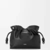Panta Medium Flamenco Clutch aus glänzendem Kalbsleder Panta Medium Flamenco Clutch aus glänzendem Kalbsleder