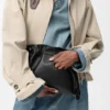 Panta Medium Flamenco Clutch aus glänzendem Kalbsleder Panta Medium Flamenco Clutch aus glänzendem Kalbsleder