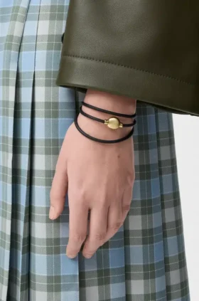Pebble-Armband aus Kalbsleder