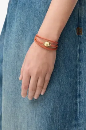 Pebble-Armband aus Kalbsleder
