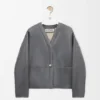 Pebble-Cardigan aus Lammfell Pebble-Cardigan aus Lammfell