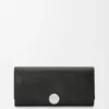 Pebble Continental-Portemonnaie aus Kalbsleder mit Pebble-Prägung Pebble Continental-Portemonnaie aus Kalbsleder mit Pebble-Prägung