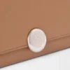 Pebble Continental-Portemonnaie aus Kalbsleder mit Pebble-Prägung Pebble Continental-Portemonnaie aus Kalbsleder mit Pebble-Prägung