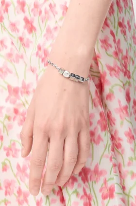 Pebble Cube-Armband aus Sterlingsilber