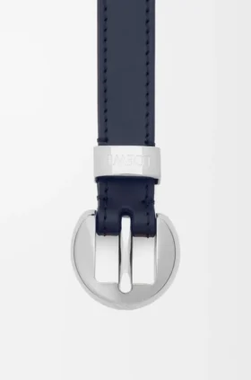 Pebble-Gürtel aus glattem Kalbsleder