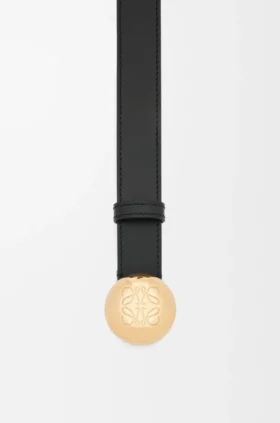 Pebble-Gürtel aus glattem Kalbsleder