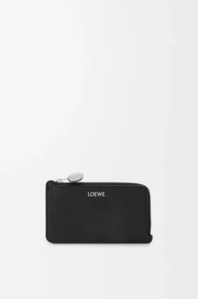 Pebble-Münzportemonnaie aus Kalbsleder mit Pebble-Narbung