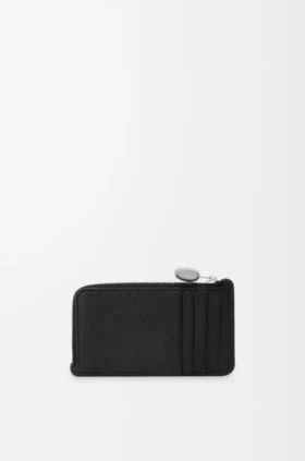 Pebble-Münzportemonnaie aus Kalbsleder mit Pebble-Narbung