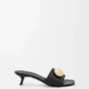Pebble-Slide aus weichem Kalbsleder