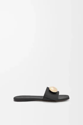 Pebble-Slide aus weichem Kalbsleder Pebble-Slide aus weichem Kalbsleder