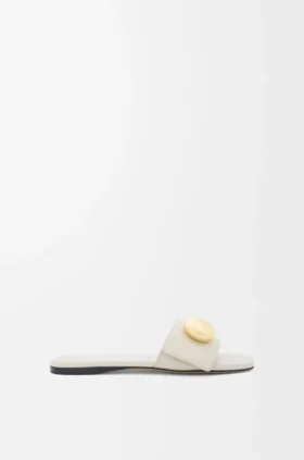 Pebble-Slide aus weichem Kalbsleder Pebble-Slide aus weichem Kalbsleder