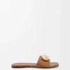 Pebble-Slide aus weichem Kalbsleder