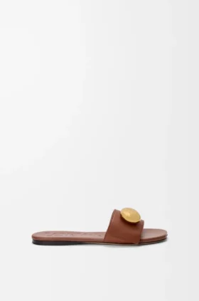 Pebble-Slide aus weichem Kalbsleder Pebble-Slide aus weichem Kalbsleder