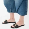 Pebble-Slide aus weichem Kalbsleder