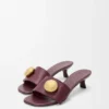 Pebble-Slide aus weichem Kalbsleder