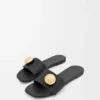 Pebble-Slide aus weichem Kalbsleder