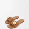 Pebble-Slide aus weichem Kalbsleder