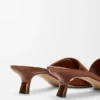 Pebble-Slide aus weichem Kalbsleder