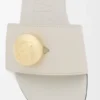 Pebble-Slide aus weichem Kalbsleder